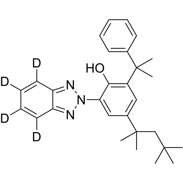 2-(2H-Benzotriazol-2-yl)-6-(1-methyl-1-phenylethyl)-4-(1,1,3,3-tetramethylbutyl)phenol-d4